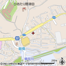 東京都町田市野津田町212周辺の地図