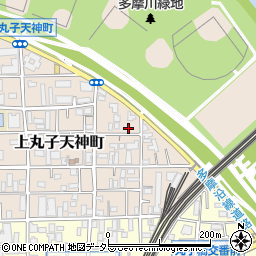 神奈川県川崎市中原区上丸子天神町367周辺の地図