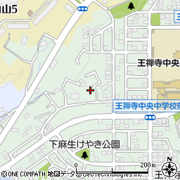 王禅寺大谷公園周辺の地図