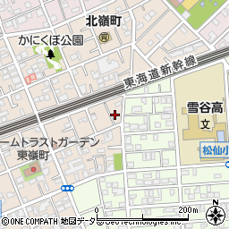 東京都大田区東嶺町1-10周辺の地図