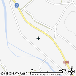 岐阜県中津川市坂下1352周辺の地図