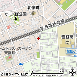 東京都大田区東嶺町1-8周辺の地図
