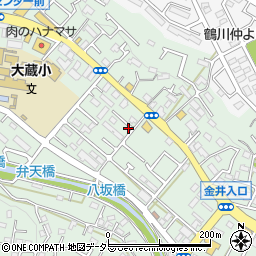 東京都町田市大蔵町262-6周辺の地図