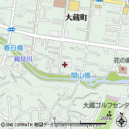 東京都町田市大蔵町433周辺の地図