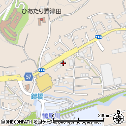 東京都町田市野津田町213周辺の地図