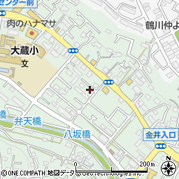 東京都町田市大蔵町262-5周辺の地図