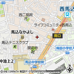 東京都大田区西馬込2丁目28周辺の地図