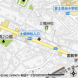 川崎土橋郵便局周辺の地図