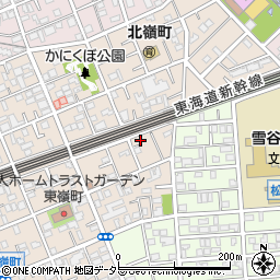 東京都大田区東嶺町1-1周辺の地図