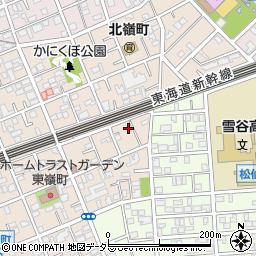 東京都大田区東嶺町1周辺の地図