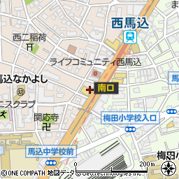 東京都大田区西馬込2丁目21周辺の地図