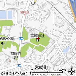 千葉県千葉市中央区宮崎町周辺の地図