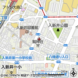 日本政策金融公庫　大森支店国民生活事業周辺の地図