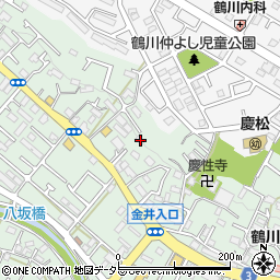 東京都町田市大蔵町2152周辺の地図