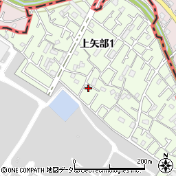 神奈川県相模原市中央区上矢部1丁目5-4周辺の地図