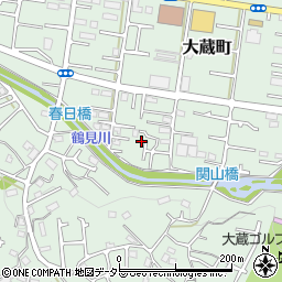 東京都町田市大蔵町461周辺の地図