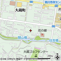 東京都町田市大蔵町402-1周辺の地図