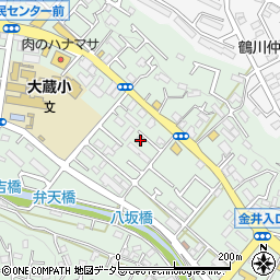東京都町田市大蔵町262-3周辺の地図