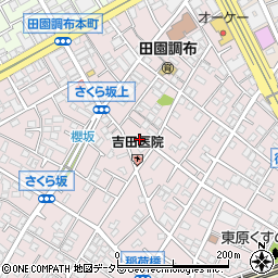東京都大田区田園調布本町10周辺の地図