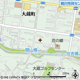 東京都町田市大蔵町402-4周辺の地図