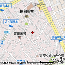 東京都大田区田園調布本町4周辺の地図