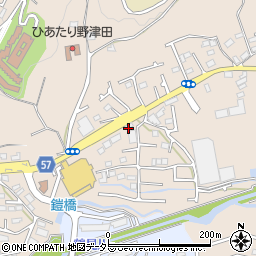 東京都町田市野津田町215周辺の地図