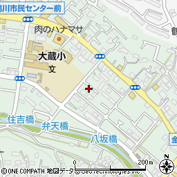 東京都町田市大蔵町269周辺の地図