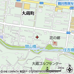 東京都町田市大蔵町402-7周辺の地図
