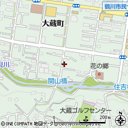 東京都町田市大蔵町402-11周辺の地図