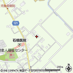 千葉県山武市白幡1873-15周辺の地図