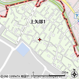 神奈川県相模原市中央区上矢部1丁目5-18周辺の地図