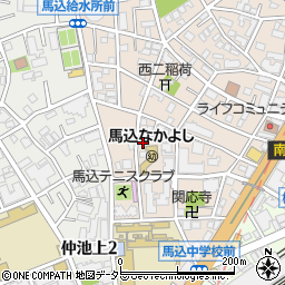 東京都大田区西馬込2丁目27-13周辺の地図