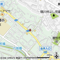 東京都町田市大蔵町2113周辺の地図