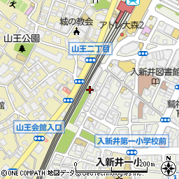 入新井西公園公衆トイレ周辺の地図