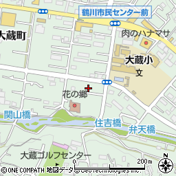 東京都町田市大蔵町353周辺の地図