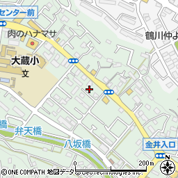 東京都町田市大蔵町263周辺の地図
