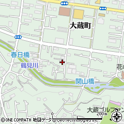 東京都町田市大蔵町459周辺の地図