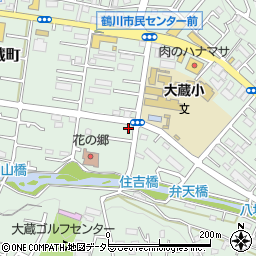 東京都町田市大蔵町351-11周辺の地図