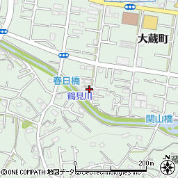 東京都町田市大蔵町489-5周辺の地図