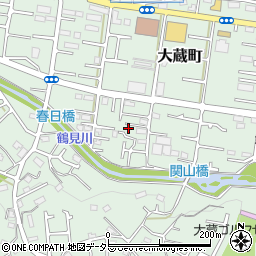 東京都町田市大蔵町458周辺の地図