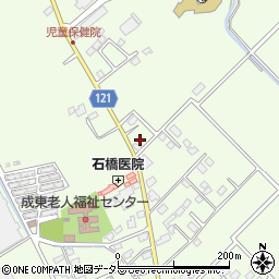 千葉県山武市白幡1872周辺の地図