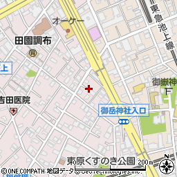 東京都大田区田園調布本町54周辺の地図