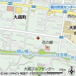 東京都町田市大蔵町390周辺の地図