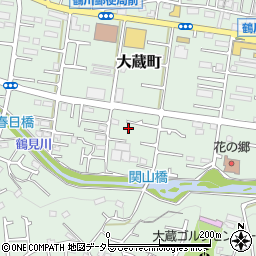 東京都町田市大蔵町436周辺の地図