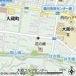 東京都町田市大蔵町366周辺の地図