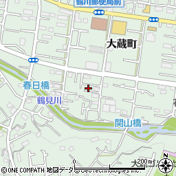東京都町田市大蔵町457周辺の地図