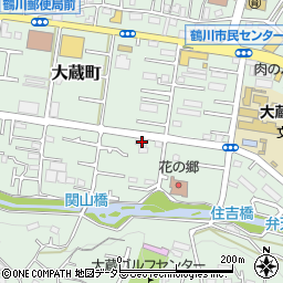 東京都町田市大蔵町389周辺の地図