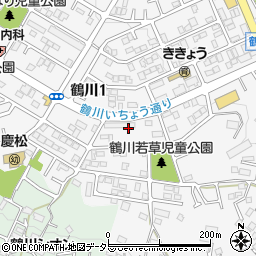 東京都町田市鶴川1丁目9周辺の地図