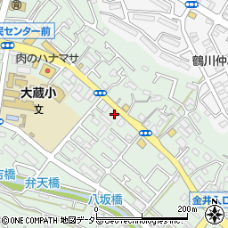 東京都町田市大蔵町265-1周辺の地図