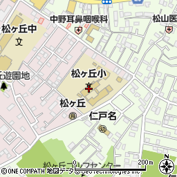千葉市立松ヶ丘小学校周辺の地図
